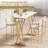 Corneall Metal Base Dining Table