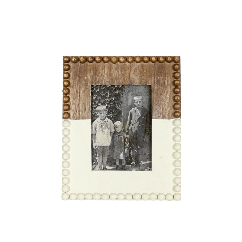 Foreside Home & Garden White Dipped Picture Frame, 5" x 7"