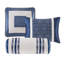 Ensemble d'édredon 7 pièces grand bleu marine-131582552-131582554