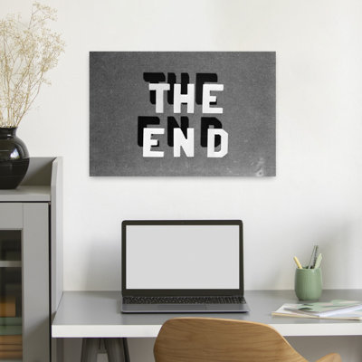 Années 30, fin du film rétro, titre rétro classique, art mural
