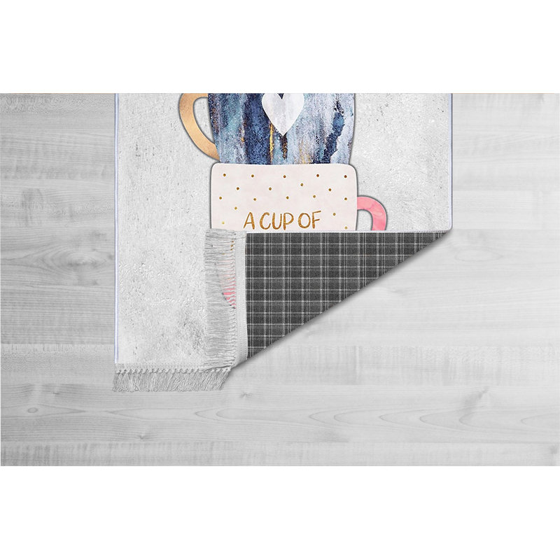 Tapis de couloir luxueux, 100% velours, 31,5 po x 59,1 po | Semelle en coton antidérapant, hauteur des poils: 0,4 po | Antibactérien et lavable à la machine, impression numérique 3D | Design élégant pour le salon et le vestibule