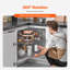Armoire de coin 31 po 2 niveaux