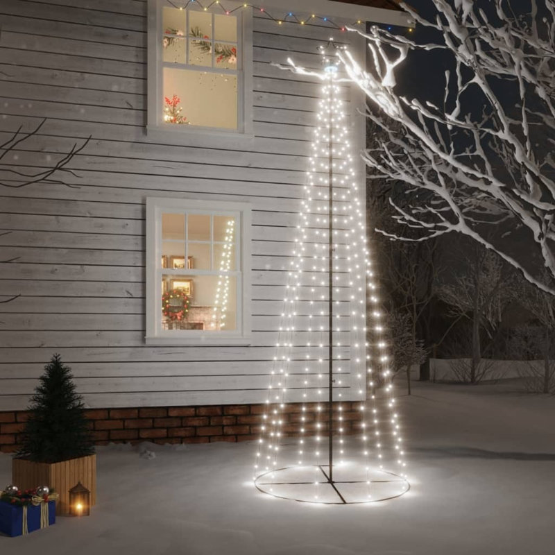 LED Indoor / Outdoor String Lights, 100 x 300 cm (Diameter x H), Cold white