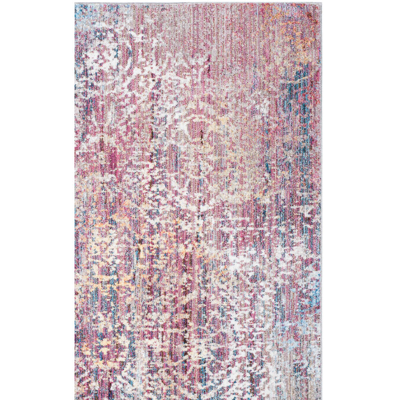 Tapis abstrait Gardner Performance, Tapis de couloir 2 pi 3 po x 8 pi
