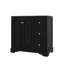 Meuble-lavabo sur pied 36 po avec lavabo en céramique, 3 tiroirs, 2 portes-1842304551