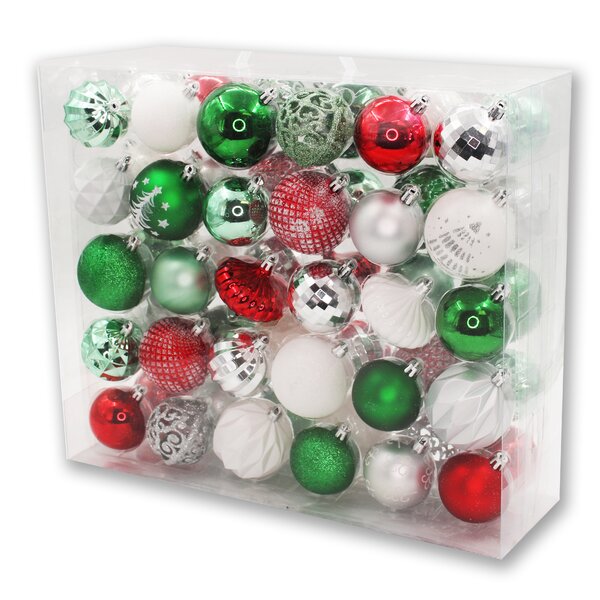 Great Choice Products 20 Pcs 100Mm Ornament Balls Christmas Decoration  Balls, Clear Plastic Fillable Ornaments Ball