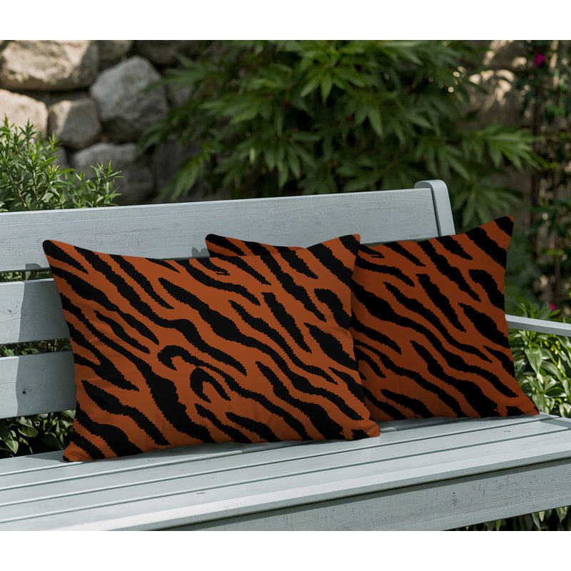 Coussin intérieur / extérieur Valerie, 20x14, Burnt Orange
