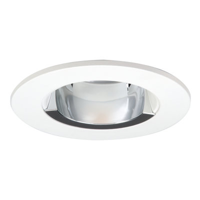 4'' White Reflector Recessed Trim