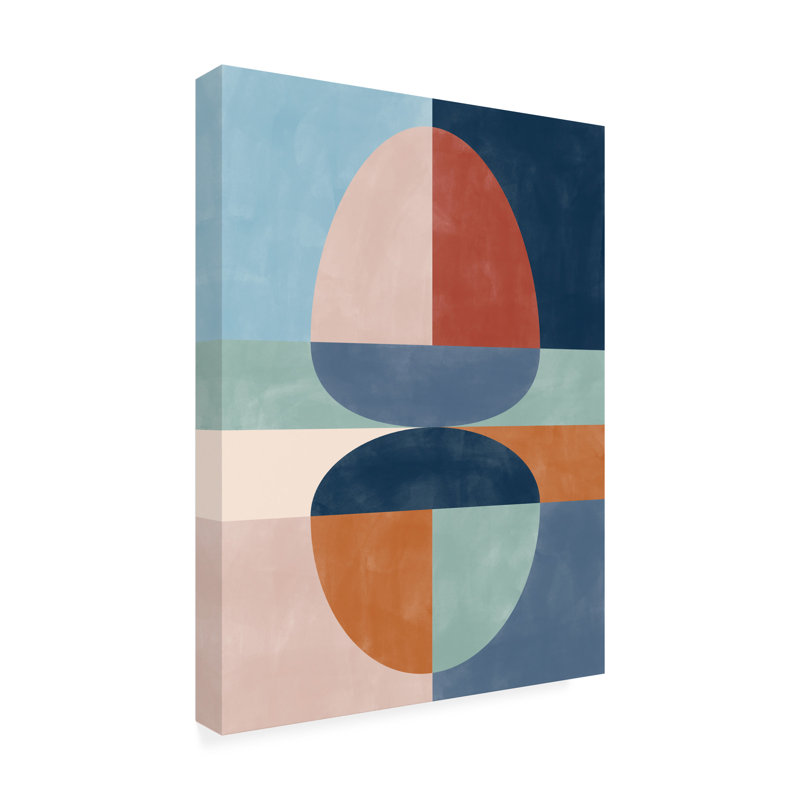 Bolog Elena Ristova Aspectratiobluerust42 Canvas Art, 18" H x 24" W
