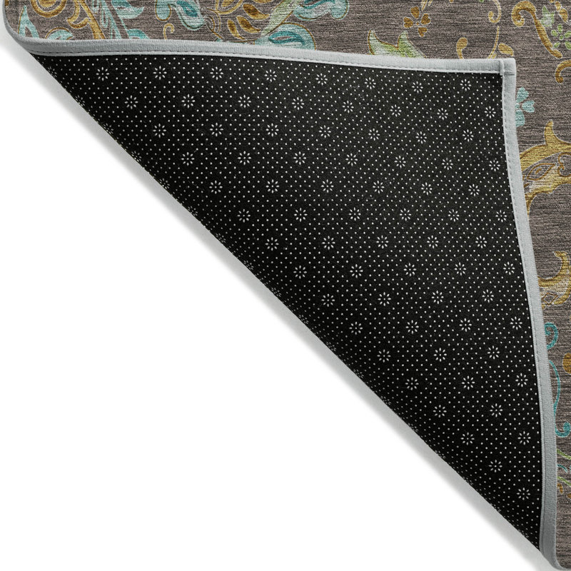 Tapis intérieur / extérieur Kinslee, Tapis de couloir 2 pi 3 po x 7 pi 6 po