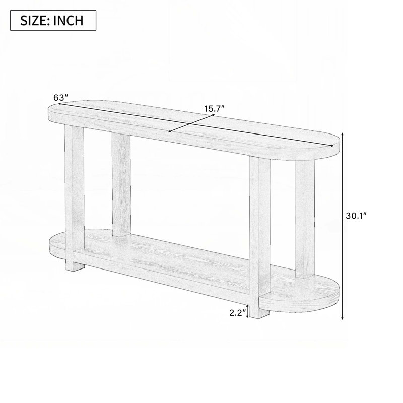 Console en bois, Marine