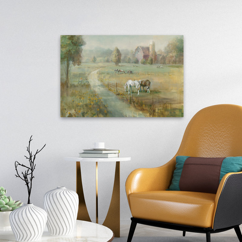 Modern Farmhouse Tranquil Farm, H 24 po x l 16 po