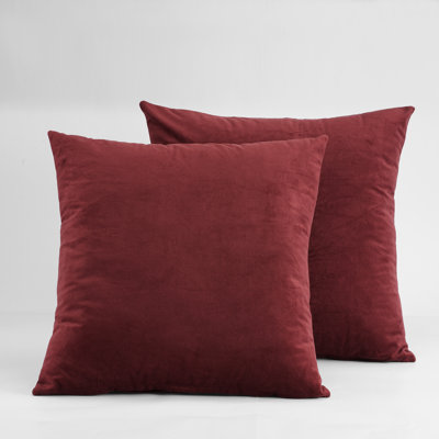 Signature Velvet Throw Pillow Covers - Decorative Pillow Covers