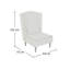 Pastel Upholstered Wingback Chair