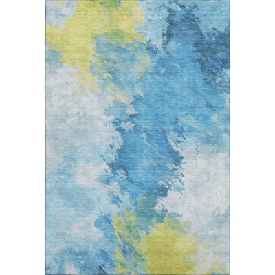 Premium Machine Washable Varasteh AMF1675 Abstract Rug