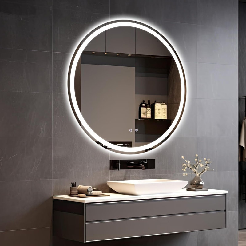 Round Mirror, 60 cm H x 60 cm W