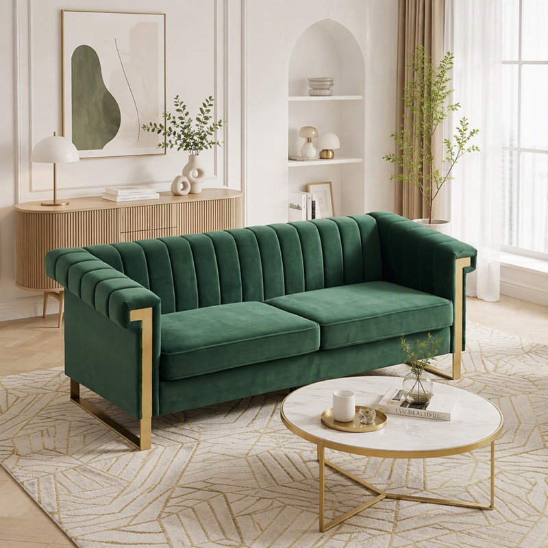 83.05'' Velvet Sofa