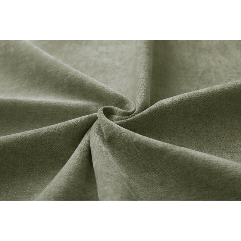 Fauteuil surdimensionné en chenille de style moderne, Vert