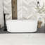 Baignoire de trempage autoportante en acrylique double avec trop-plein-110332495