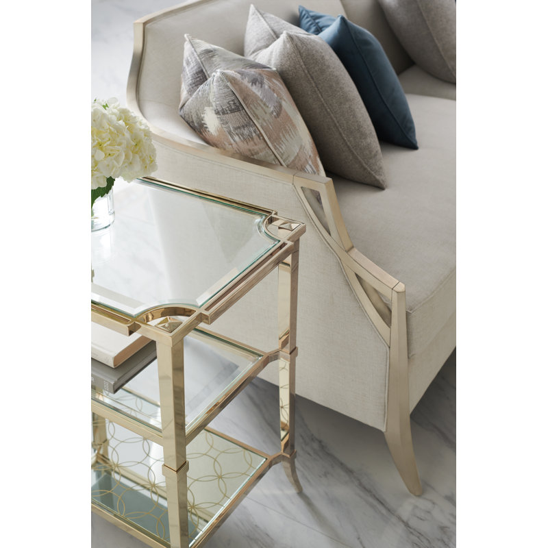 Glass End Table