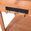 Table d'appoint moderne et minimaliste en oxyde de magnésie avec design sculptural creux - durable et légère, parfaite pour une utilisation intérieure ou extérieure-349820582