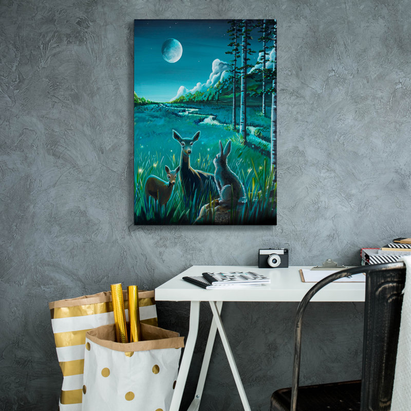 «Bambi 3» par Cindy Thornton, H 26 po x l 18 po x P 0,75 po