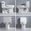Toilette allongée une pièce 1,3 GPF