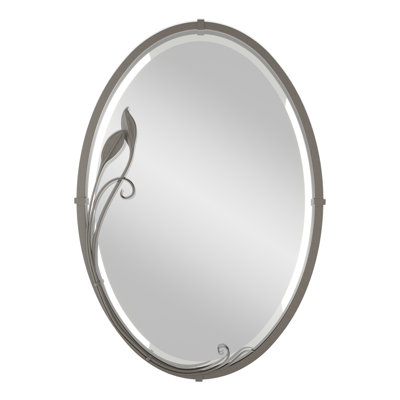 Leaf Traditional Beveled Accent Mirror
