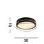 Averie Glass Flush Mount-93799922