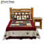Fields And Stars Embroidered Blanket-785744814