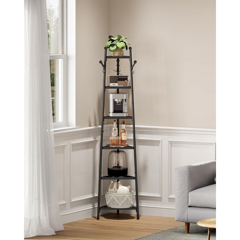 Pot Racks, 6-Tier Cookware Stand, Triangle Shelf Storage Tower For Kitchen, Pans Pots Storage Rack, Metal Wire Shelf Organizer, Corner Shelf, For Kitchen, Living Room
