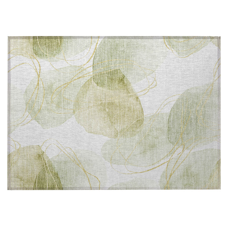 Rectangle HomeRoots Area Rug with Non-Slip Backing