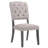 Romainville Upholstered Dining Chair in Weathered Gray Oak (Set of 2)