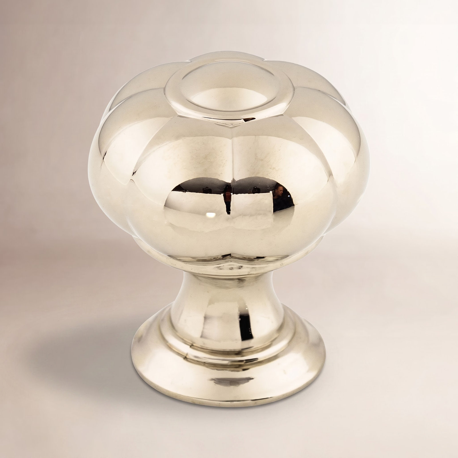 Allington Novelty Cabinet Knob, Polished Nickel, 1 1/4" Knob Length