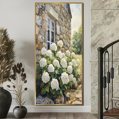 Hydrangeas In The Farmyard Garden - Hydrangea Wall Art