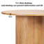 Solid Wood Round Pedestal Dining Table-908349810
