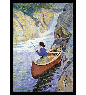 « fishing » par philip r. goodwin, reproduction d’art