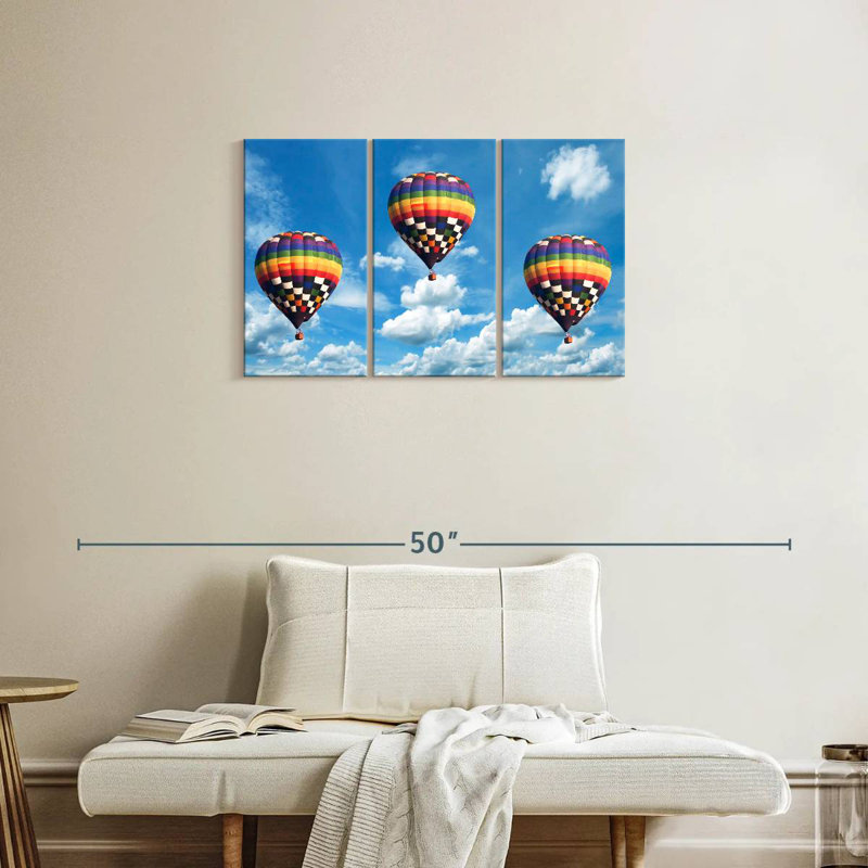 Montgolfière triple Mehar, H 20 po x l 33 po