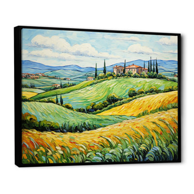 Vangogh Rolling Hills III - Vangogh, reproduction d'art sur toile