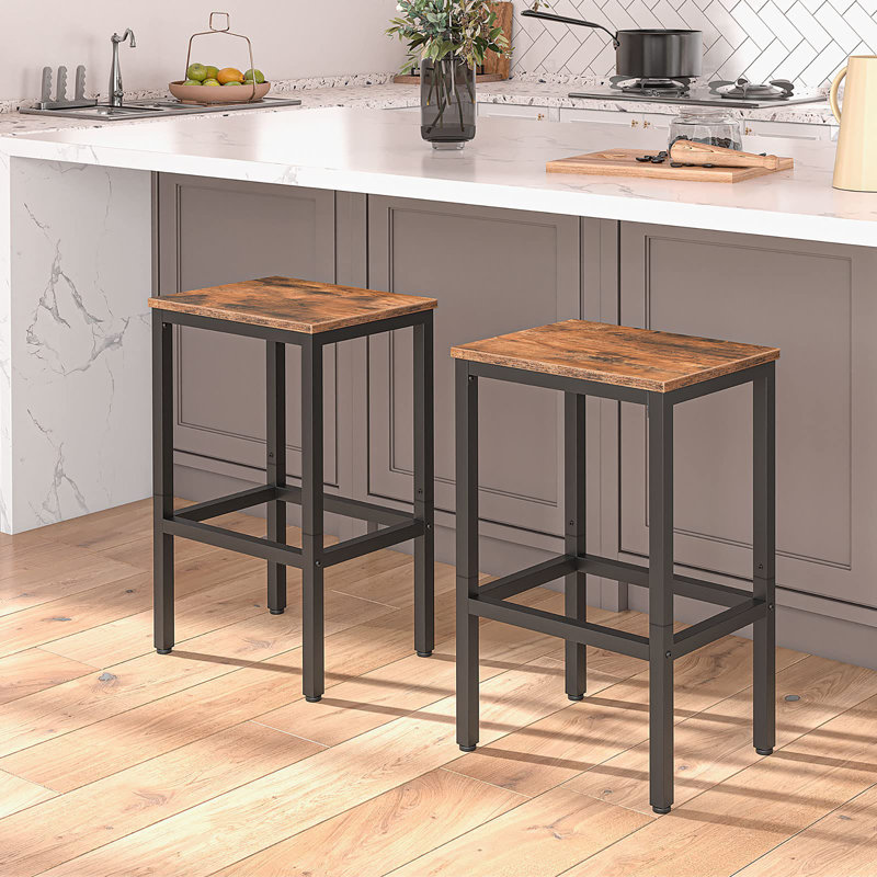 Counter Stool with Metal Frame
