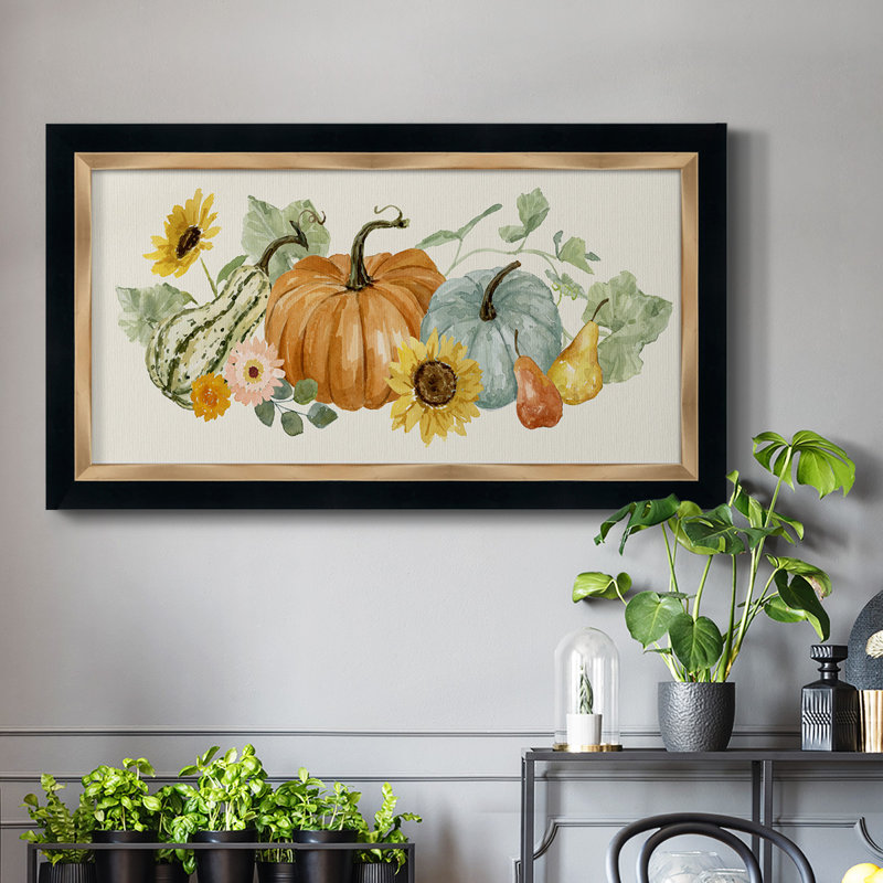 «Hello Autumn», reproduction d'un seul cadre photo sur toile, H 25 po x l 45 po x P 1 po
