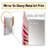 Dusty Pink Angel Wings - Abstract Unique Wall Mirror Decor, Modern Large Mirror, Printed Metal Art-839614021