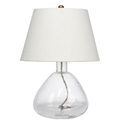 Lampe de table en verre Jowers
