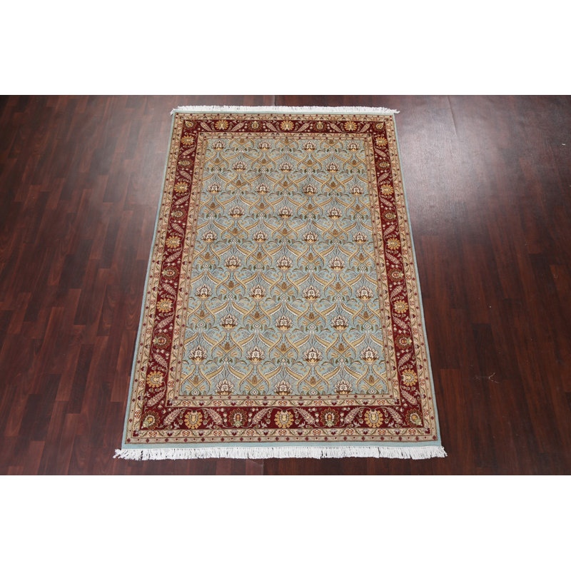 Tapis Kashan en laine noué à la main 6 x 9