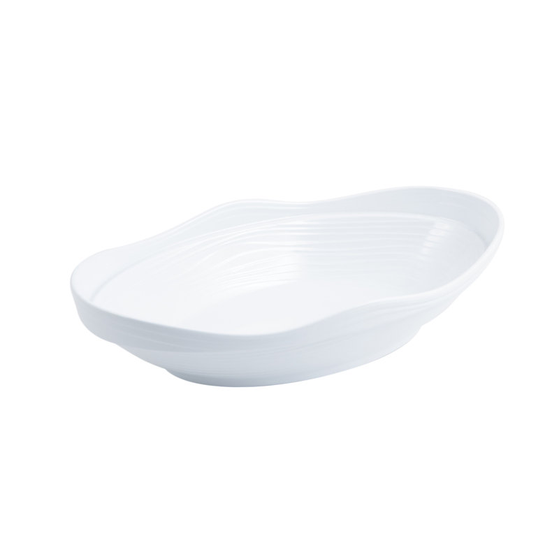 Mélamine Euro 96 oz. Bol de service, Blanc