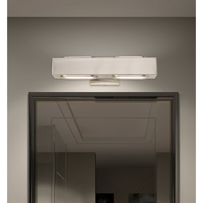 Barre d'éclairage de salle de bain à 2 lumières DEL Evalyn