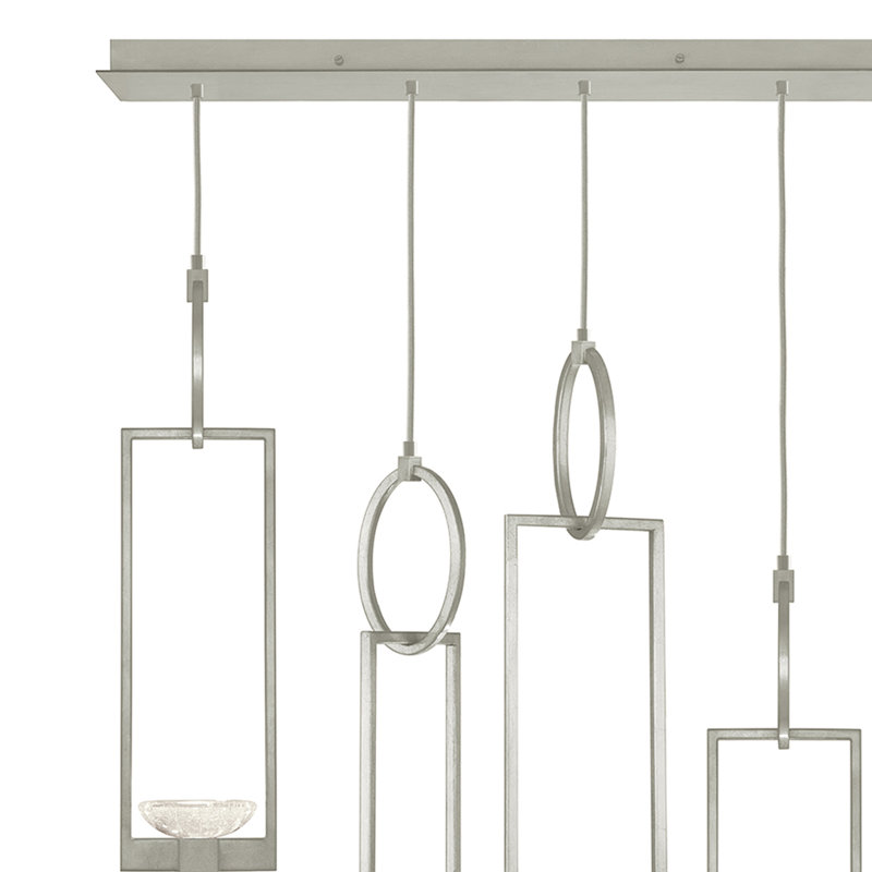 Delphi 6 - Light Pendant, Silver