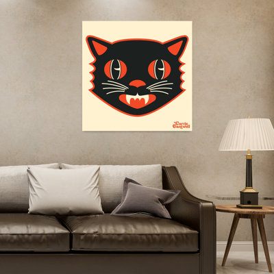 Art contemporain rétro, art de chat