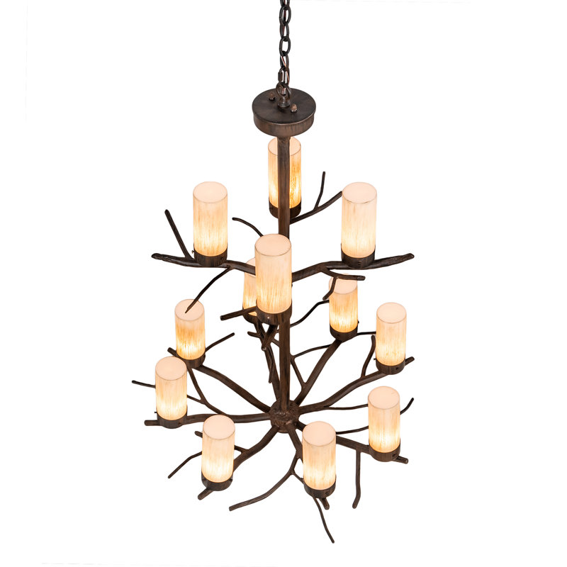 Rustic Lodge 12 - Light Chandelier