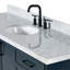 Meuble-lavabo simple 49 po avec plateau en marbre de Carrare italien ARIEL Kelly-99405058-124984829